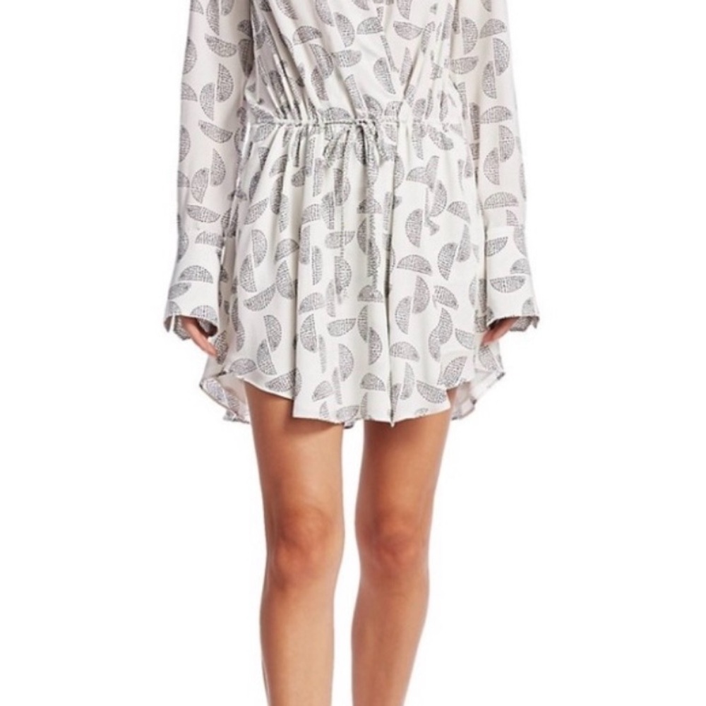 A.L.C Isobel Printed Silk Dress